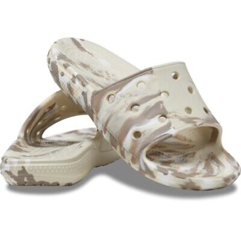 Crocs Classic Marble Slide ‘Bone’
